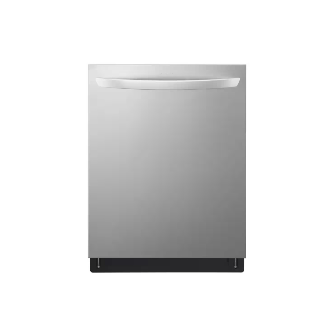LG 24 in. Top Control Smart Wi-Fi Enabled Dishwasher QuadWash Pro, Dynamic Heat Dry, 3rd Rack in PrintProof Stainless Steel