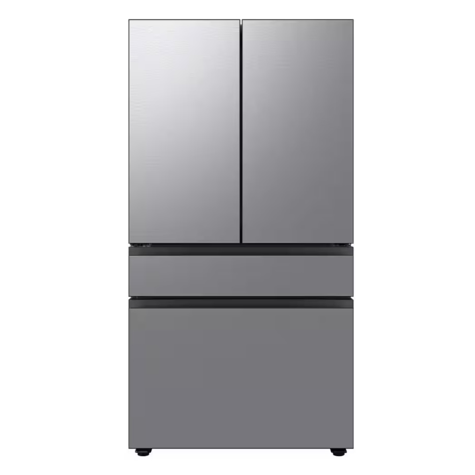 Samsung Bespoke 23 cu. ft. Counter Depth 4-Door French Door Smart Refrigerator with Beverage Center in Stainless Steel (INV 1973)