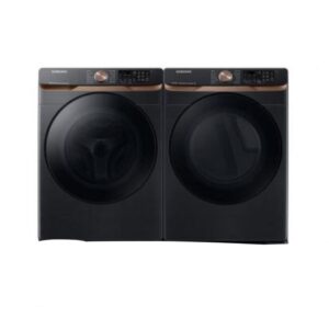 Samsung 5 cu.ft Washer & 7.5 cu.ft Gas Dryer in Brushed Black